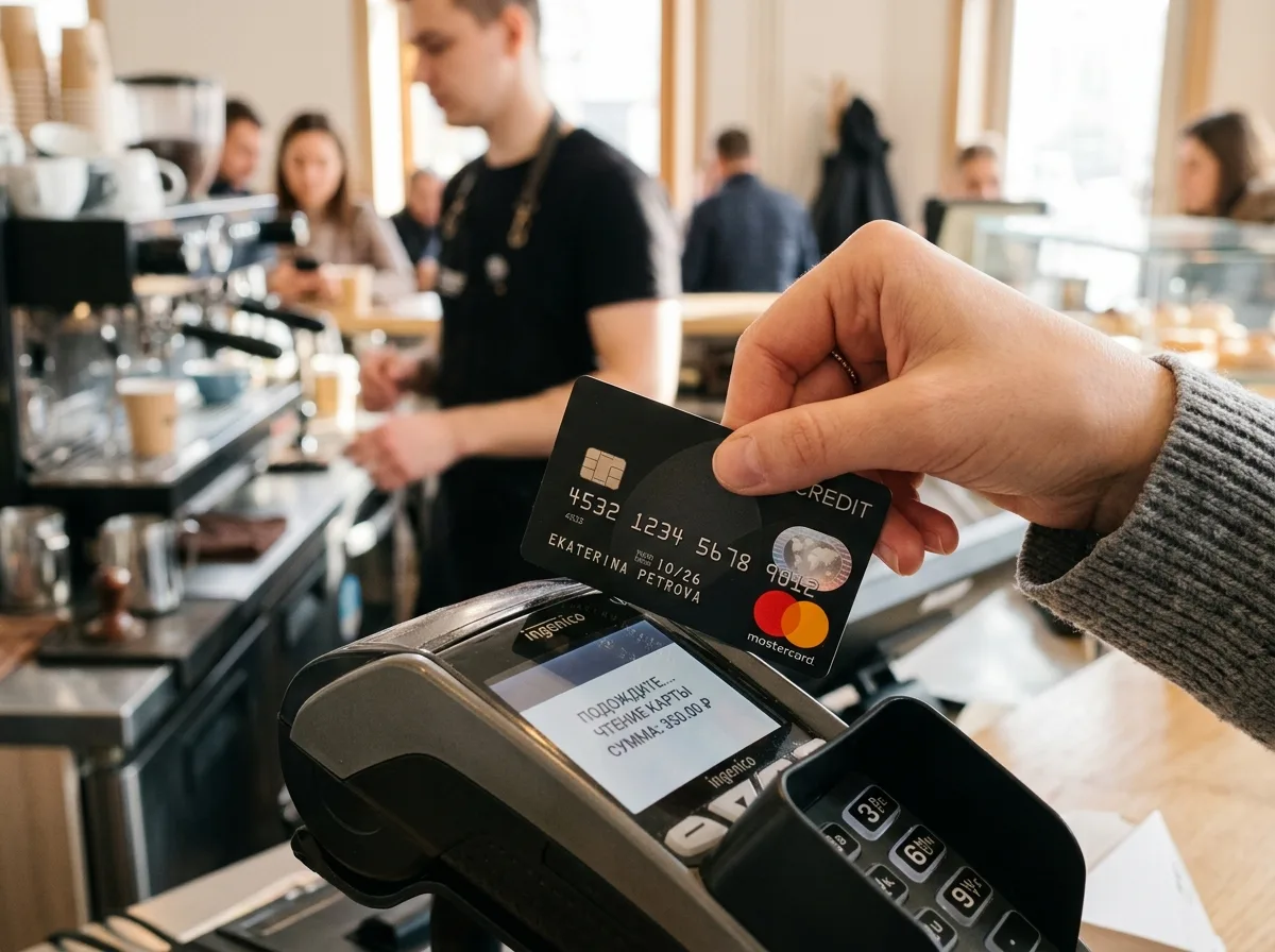 Логотип платёжной системы Mastercard — два пересекающихся красно-оранжевых круга